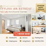 Modern 3Br & 3Ba Boston Apt - Patio, Bathtub, Walk To Red Line 82