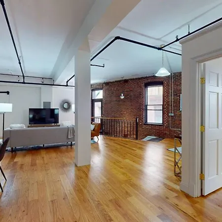 Apartment Garden 1br Loft In Back Bay Near Copley *