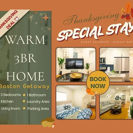 Apartment Modern 3Br & 3Ba Boston Apt - Patio, Bathtub, Walk To Red Line 82 *