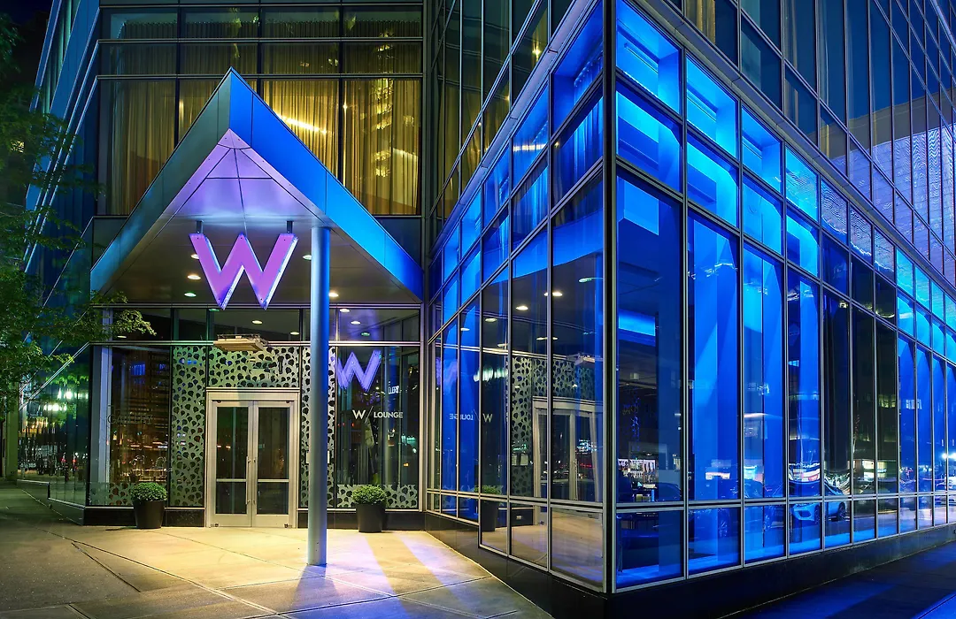Entrance of W Boston, a Marriott Hotel