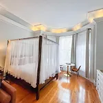 Oversized Furnished Brownstone Studio In Back Bay