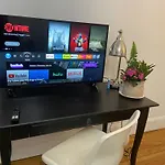 Boston Studio Apartment With Parking, Next To Train Or Buses, Good Neighborhood