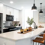 South End Fireplace Gym & Pool Access Apartment Boston