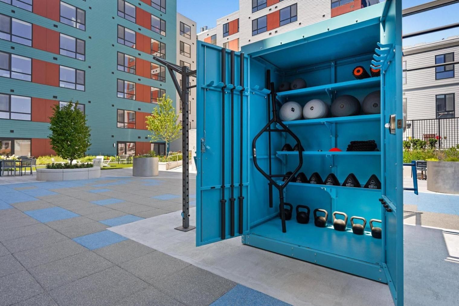 Blueground Revere Gym Pool Wd Lounge Bos-1100 Apartment