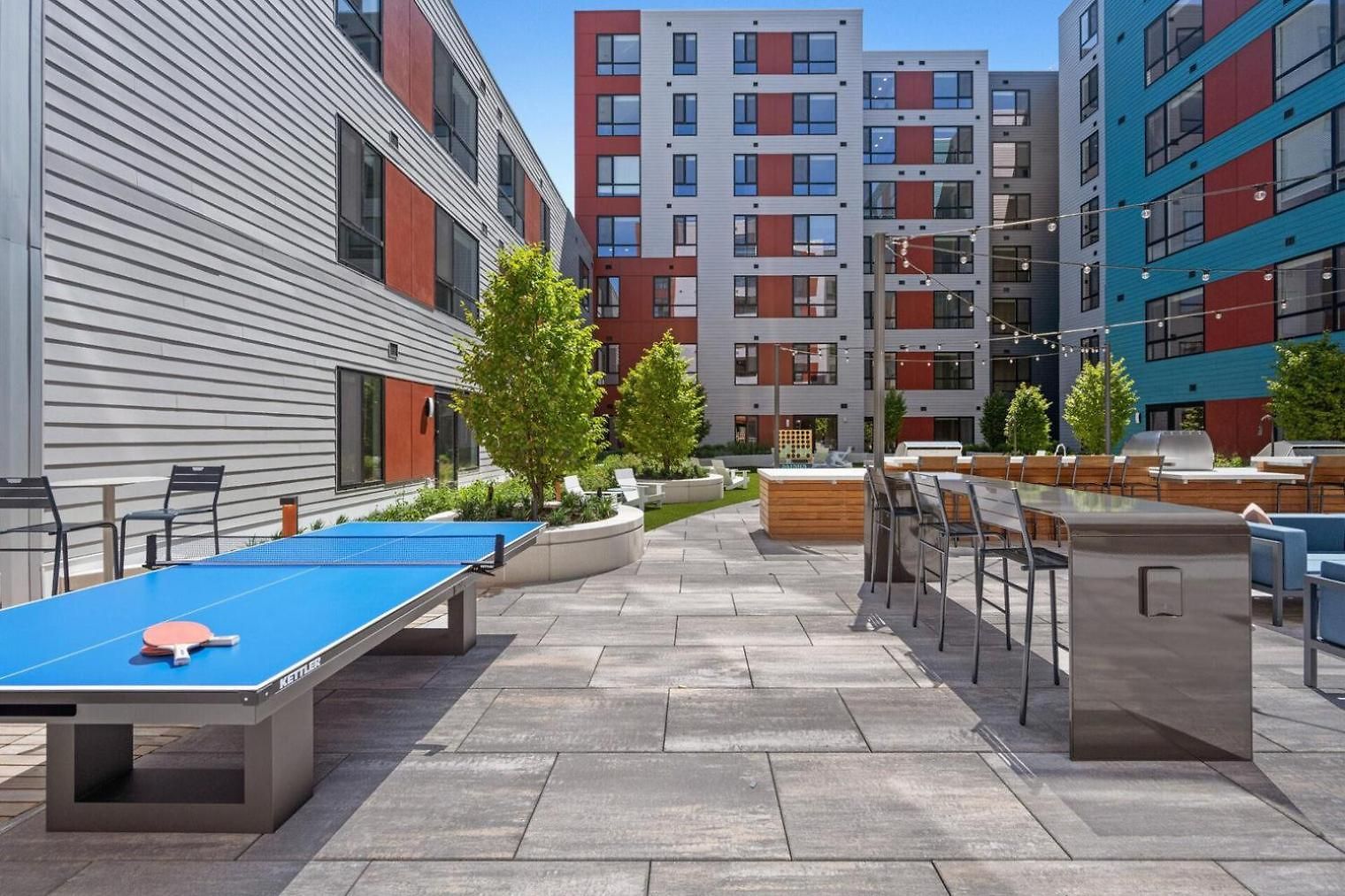 Blueground Revere Gym Pool Wd Lounge Bos-1100 Apartment
