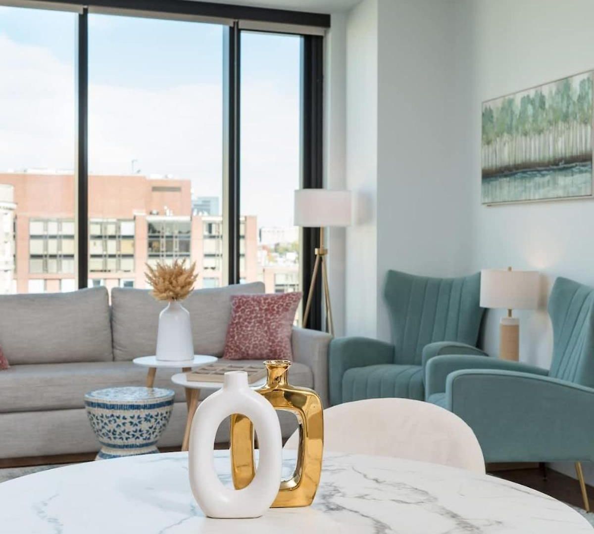 Back-bay Penthouse Downtown & Parking & Gym Apartment Boston