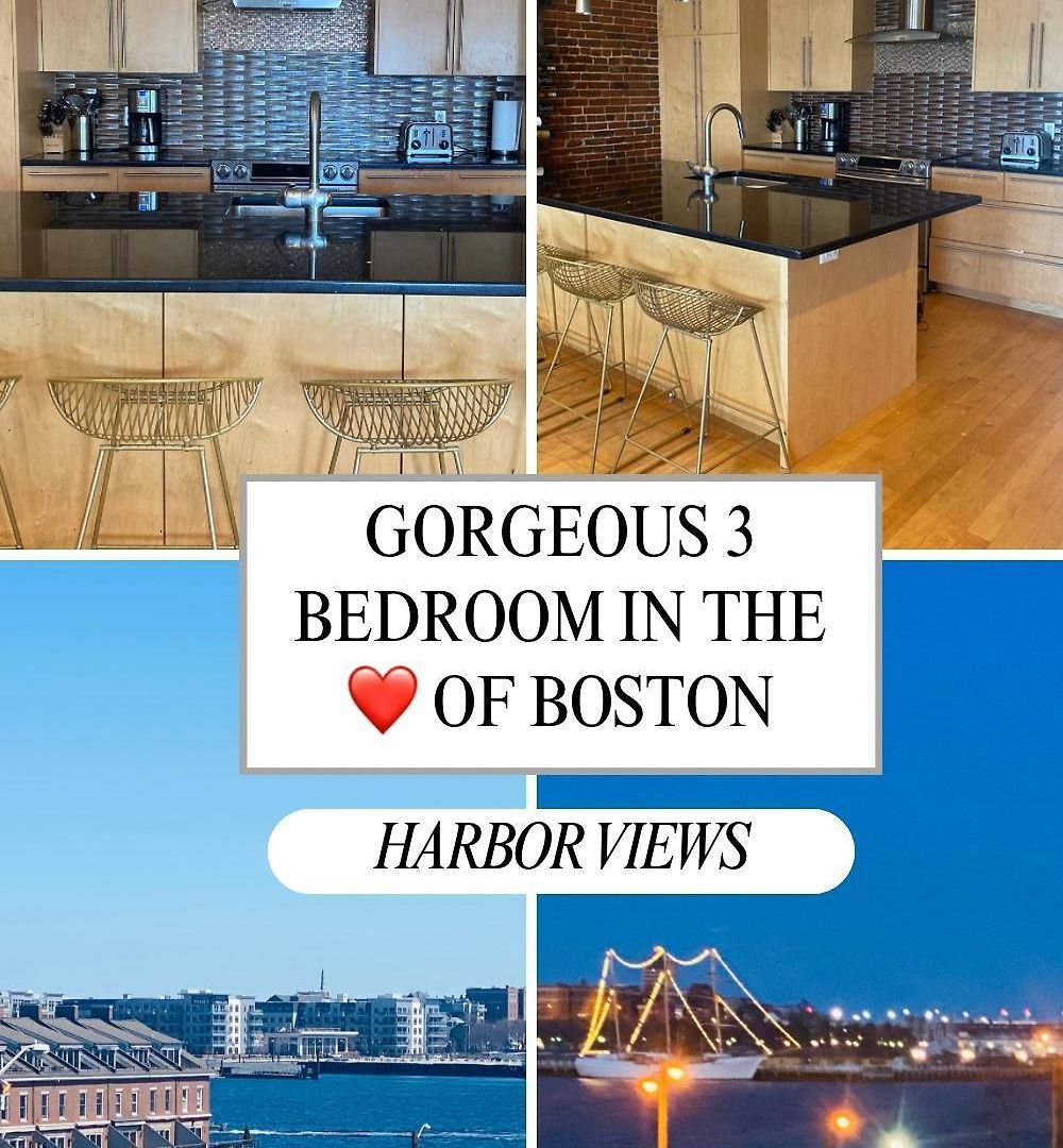 Harbor Views Modern North End Free Parking! * Boston