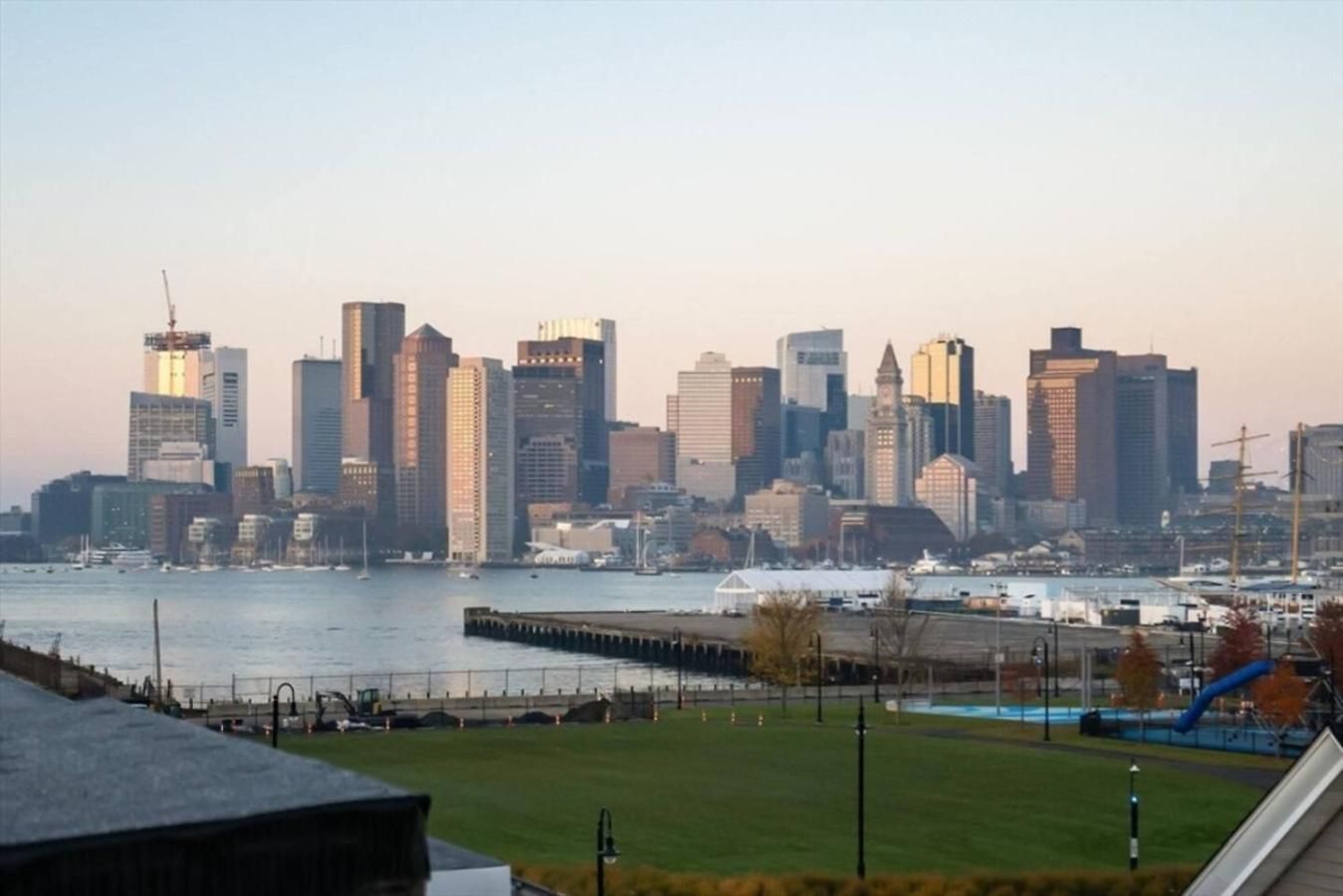 Modern Coastal Waterfront And Airport * Boston