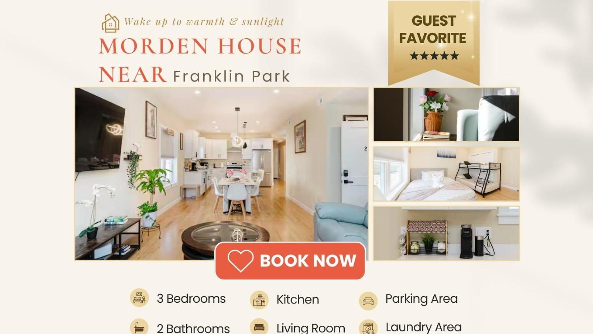 Apartment New Built 3br 2ba Boston, Free Parking, Laundry & Ac - Near Franklin Park 60-2