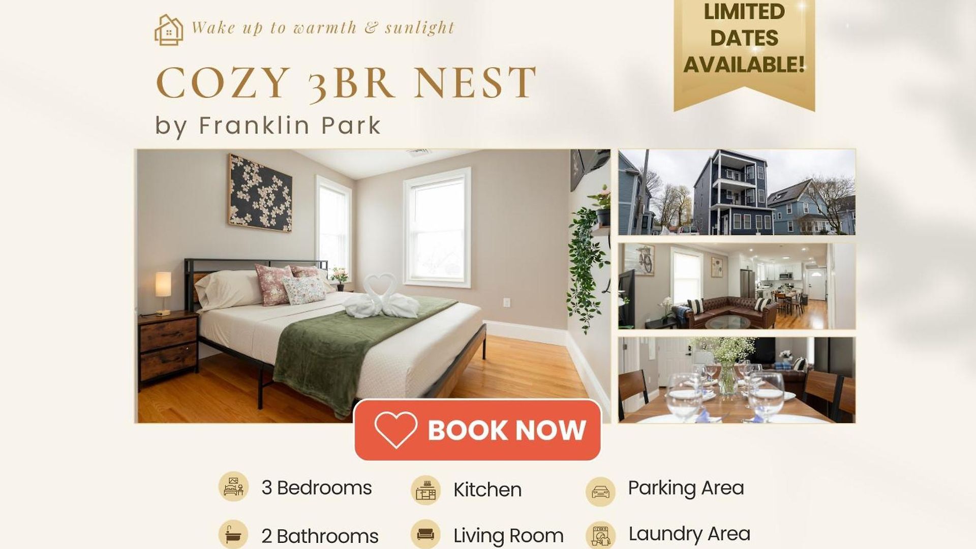 Pet-friendly Modern 3br 1st-floor - Easy Franklin Park & Red Line Access 5581 * Boston