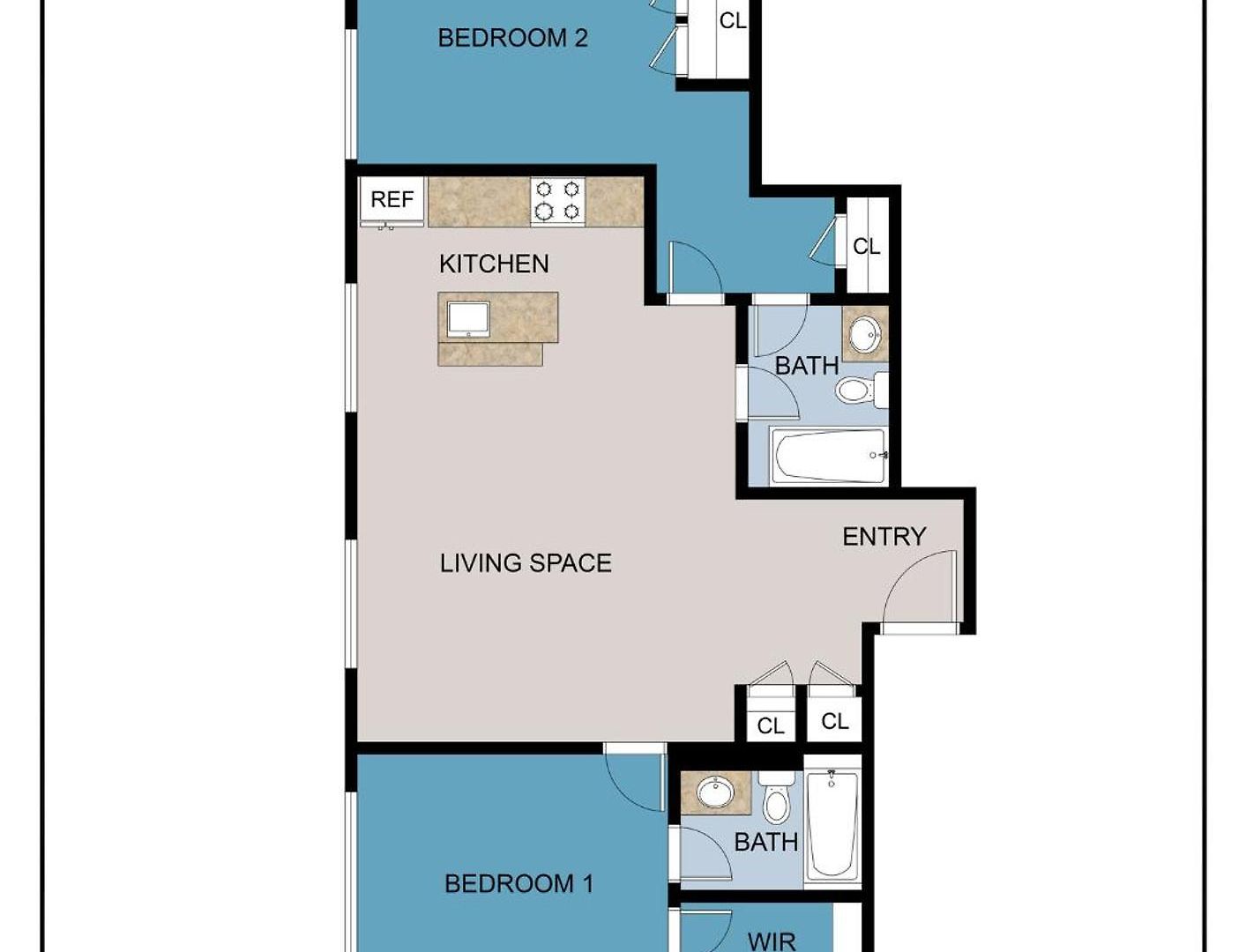 Apartment Blueground Financial District Washer Nr Harbor Bos-1133