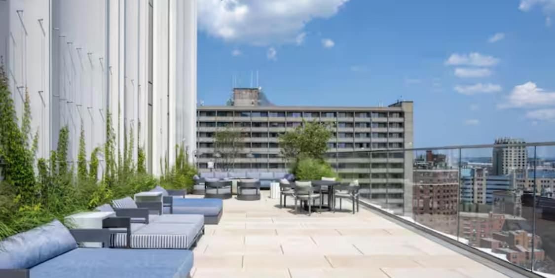 Back Bay Penthouse With Gym Parking In Unit Washer Dryer Boston