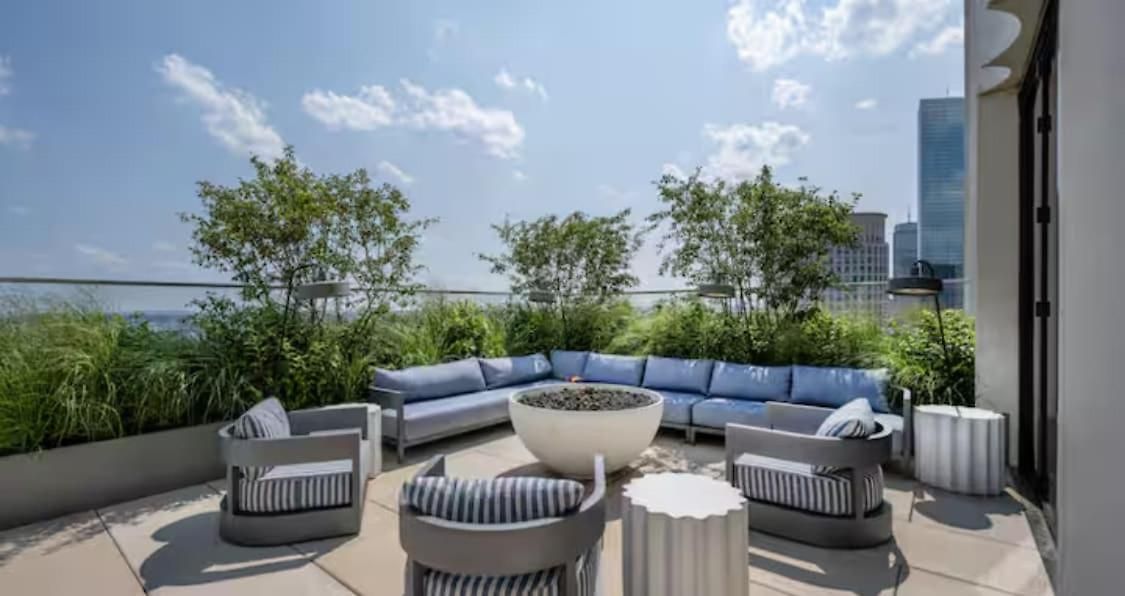 Apartment Back Bay Penthouse With Gym Parking In Unit Washer Dryer Boston