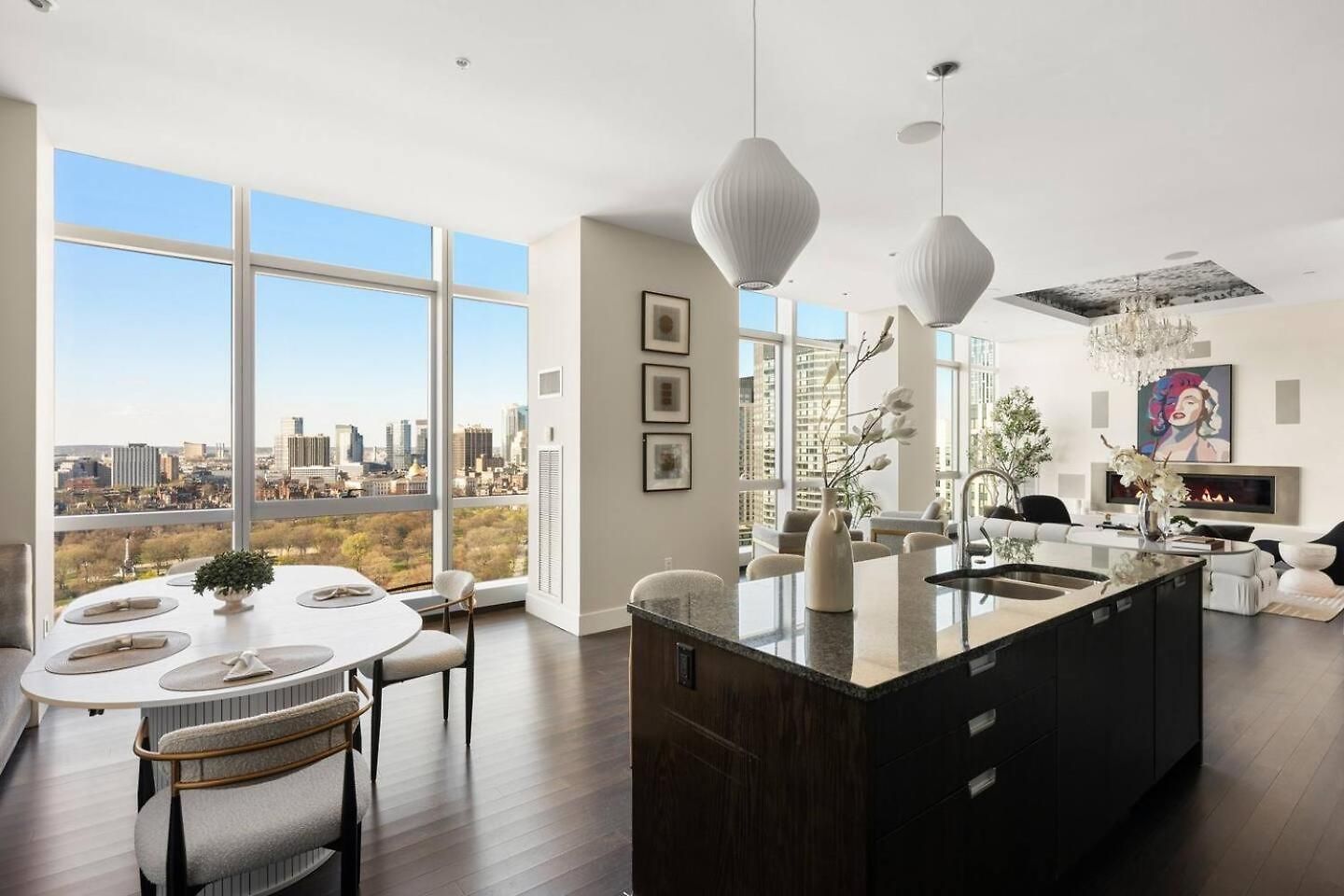 Penthouse Residences Living Modern