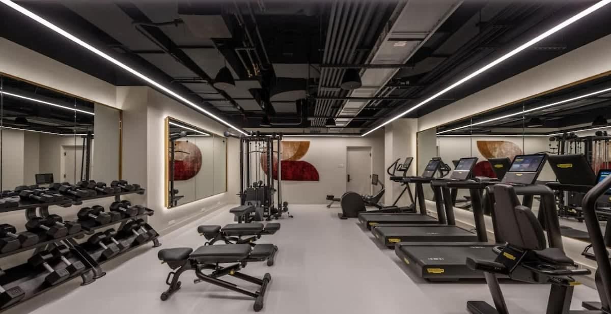 Back-bay W Roof Gym & Parking Boston