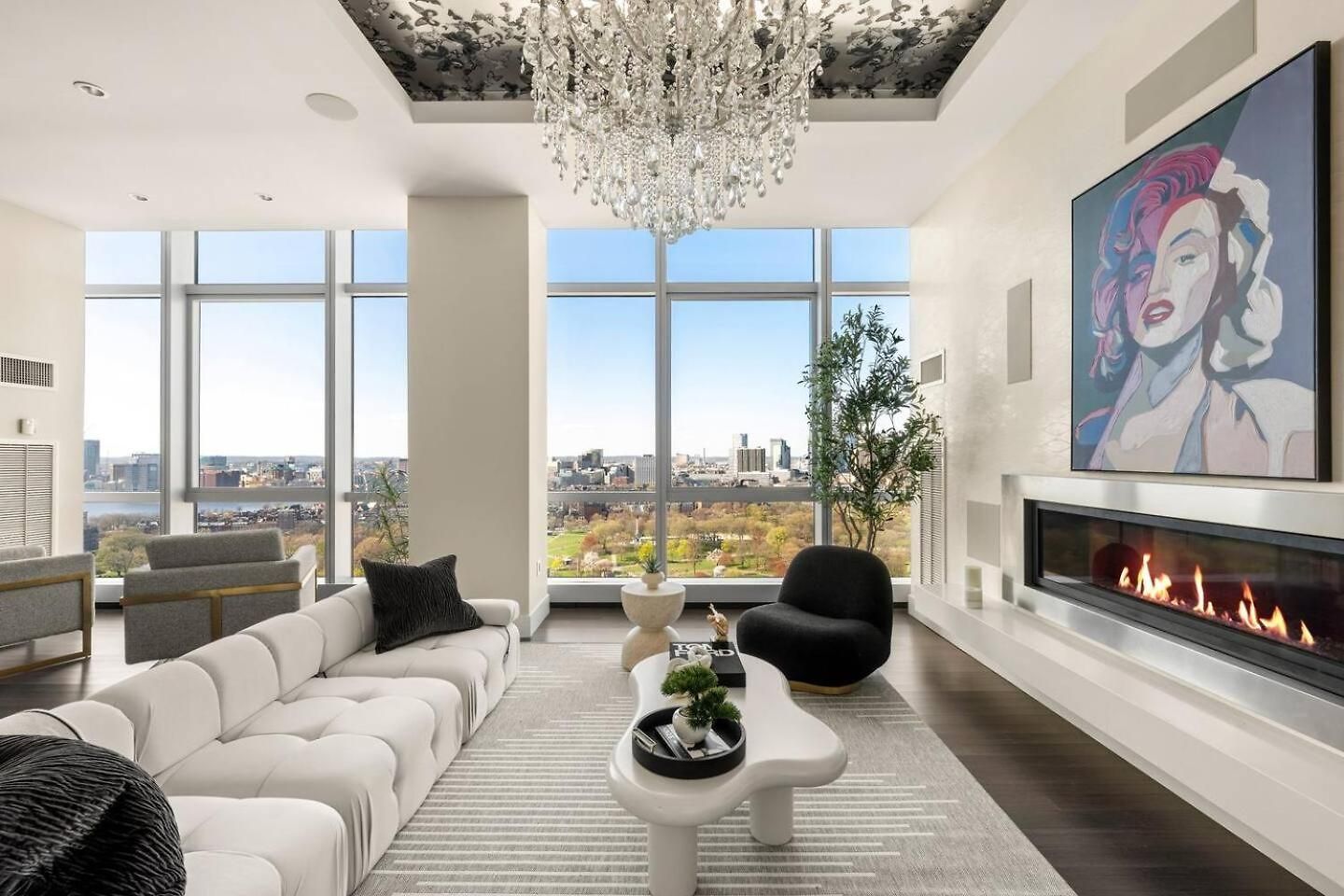 Penthouse Residences Living Modern Apartment