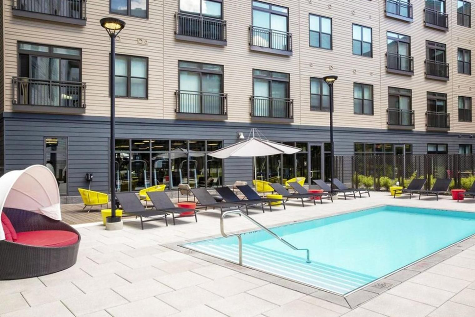 Apartment Blueground Assembly Square Pool Nr Mystic River Bos-1196 *