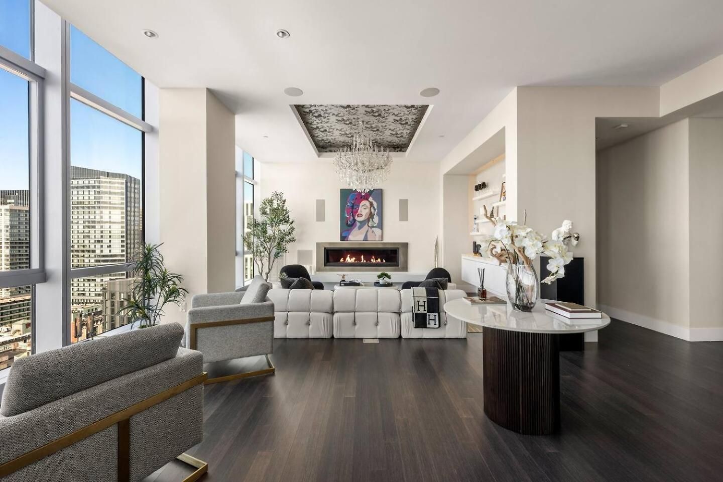 Penthouse Residences Living Modern * Boston