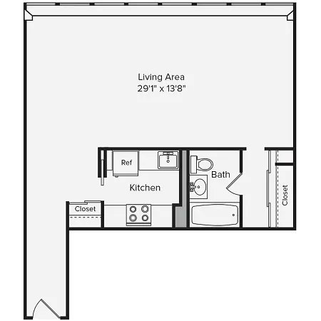 Back Bay Studio W Gym Nr Copley T Bos-121a * Boston