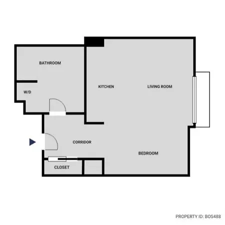 Luxury Point 1br W Wd Gym Bos-488 Apartment *