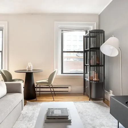 Apartment Luxe Back Bay 1br W Wd Nr Green Line Bos-689