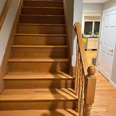 In Single Family House - Suburban Neighborhood In Boston