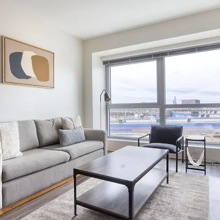 Apartment Blueground E Cambridge Gym Wd Near T Stop Bos-967 *