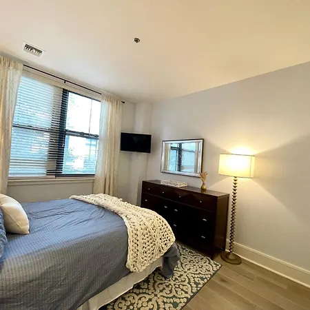Luxury 1bed Loft, 2 Baths, Air, South End Apartment