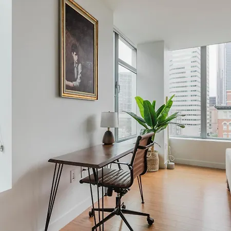Blueground Fidi Gym Coffee Bar Security Wd Bos-1085 Apartment Boston