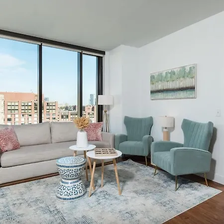 Apartment Back-bay Penthouse Downtown & Parking & Gym Boston