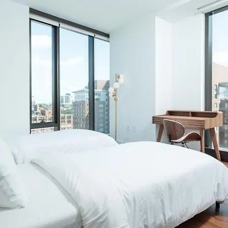 Back-bay 2br Penthouse W Roof And Gym Apartment Boston