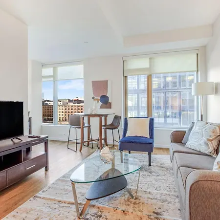 Apartment Spacious Full Kitchen In Seaport
