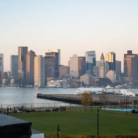Modern Coastal Waterfront And Airport * Boston