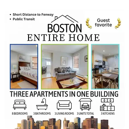 New! Entire House Near Mbta, 3 Mi To Fenway! Boston