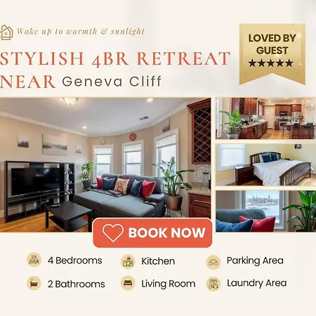 Apartment Vibrant 4br - Balcony, Bathtub, Tv Near I-95 & Pet Friendly 903 Boston