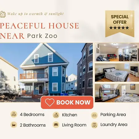 Family-Friendly 4Br Boston Stay Near Franklin Park, Free Parking, Near Mtba 233-3 Boston