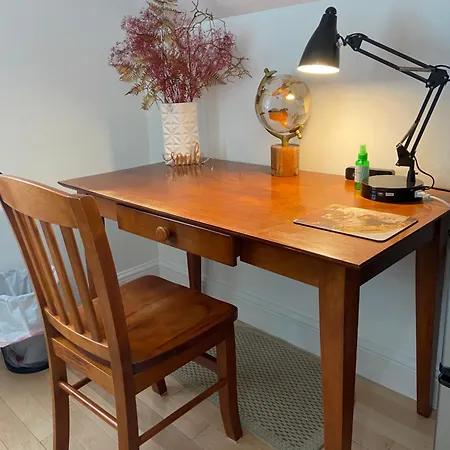 Large Bedroom With Private Bathroom Step To Train &buses In Boston