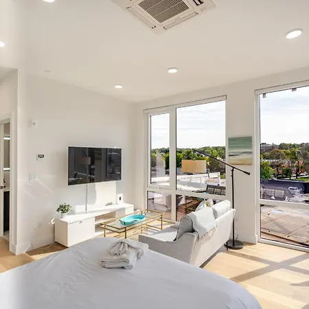 Apartment Landing Luxury Studio, Roof Deck, Near Mbta Boston