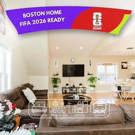 Apartment Sleek 3br - World Cup 2026 Escape - Near Franklin Park 60-3 Boston