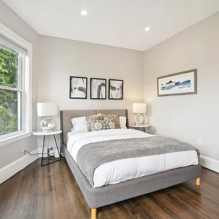 Contemporary Duplex Near The T *
