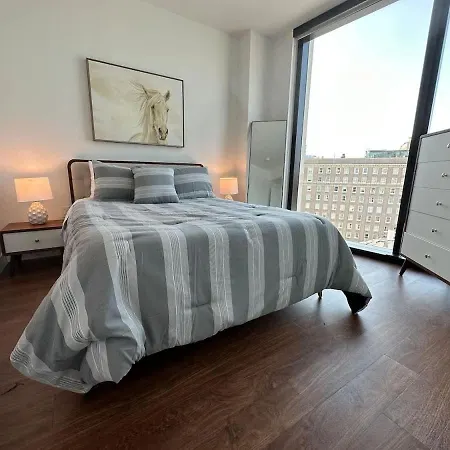 Back Bay Penthouse With Gym Parking In Unit Washer Dryer Apartment