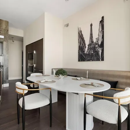 Penthouse Residences Living Modern Boston