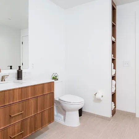Back-bay W Roof Gym & Parking Apartment