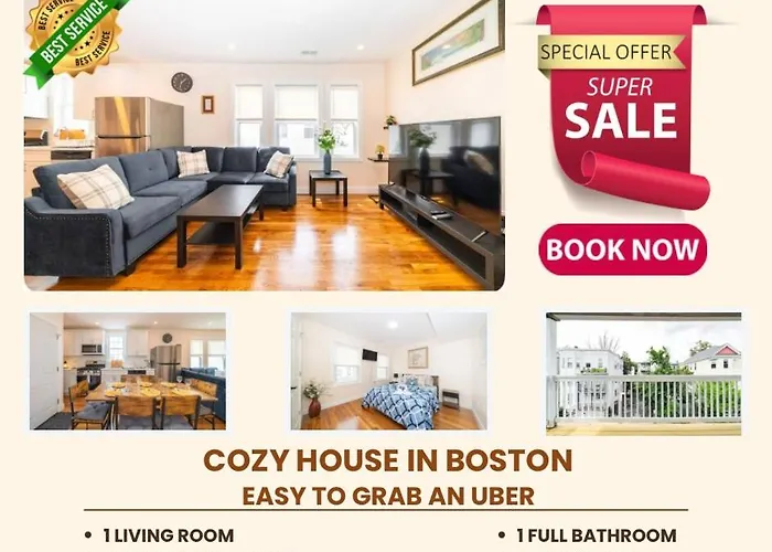 30-3 - 3Br Boston - Cozy Apt Near Franklin Park Zoo