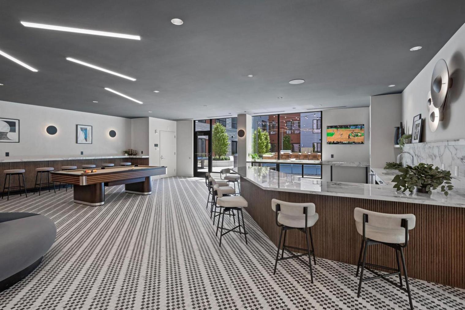 Blueground Revere Gym Pool Wd Lounge Bos-1101 Appartement Boston