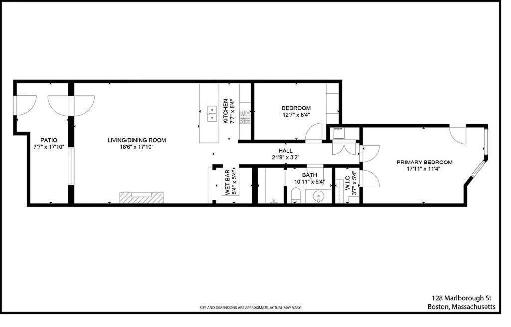 Appartement Back Bay Nantucket-style Pied-a-terre Off Newbury St