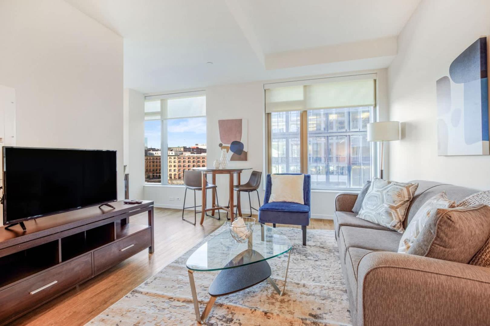 Apartment Spacious Full Kitchen In Seaport