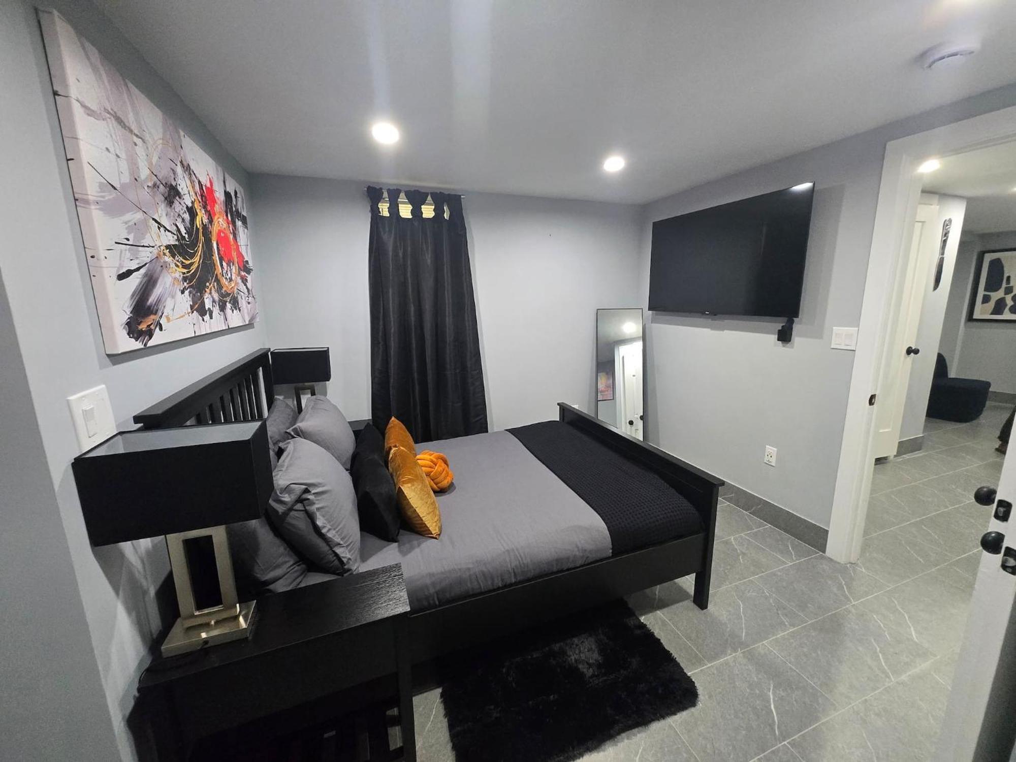 2br Lower Garden-level 20min Apartment *