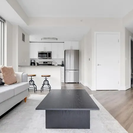 E Cambridge 1br W Wd Gym Steps From Train Bos-524 Apartment Boston