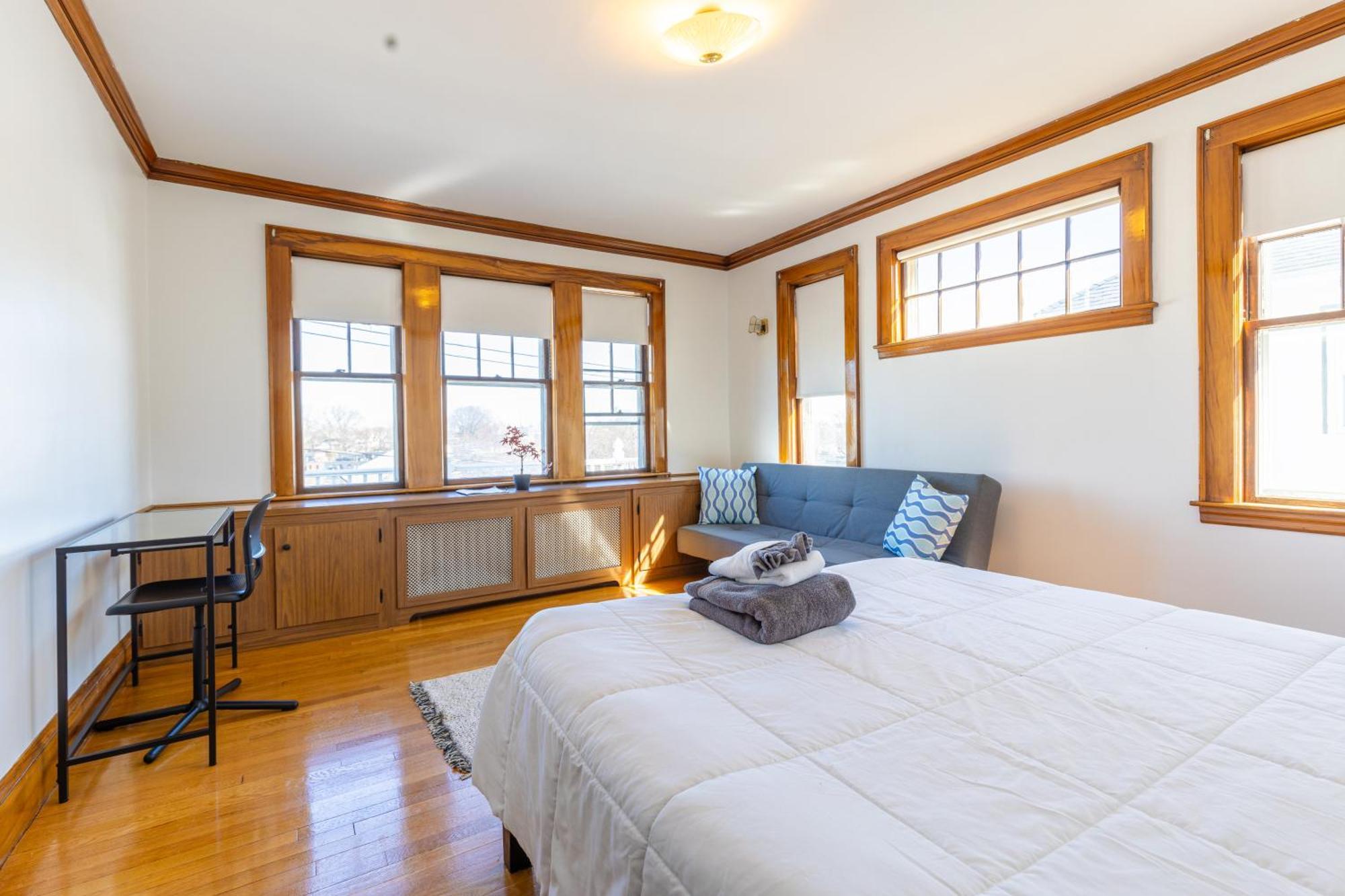 Sunny Private Bedroom #b Homestay Boston